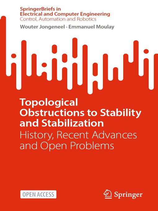 Title details for Topological Obstructions to Stability and Stabilization by Wouter Jongeneel - Available